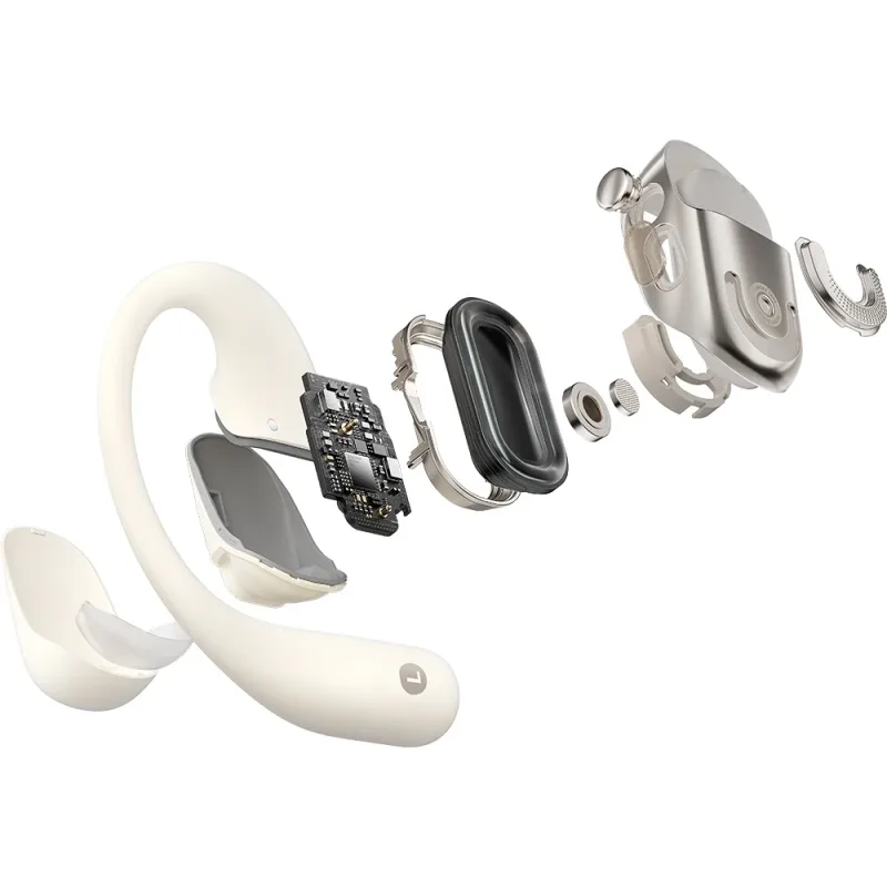 Auriculares inalámbricos OpenFit 2 True Wireless en color beige