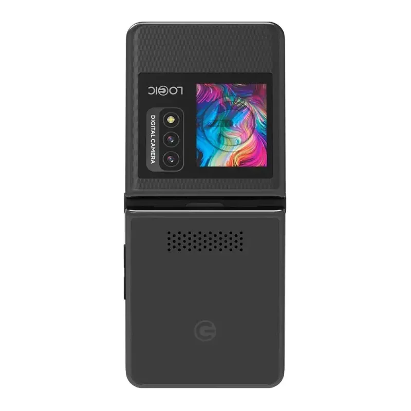 Z1L 4G/LTE/Volte Dual-Screen Flip Phone 48MB + 256MB - Black