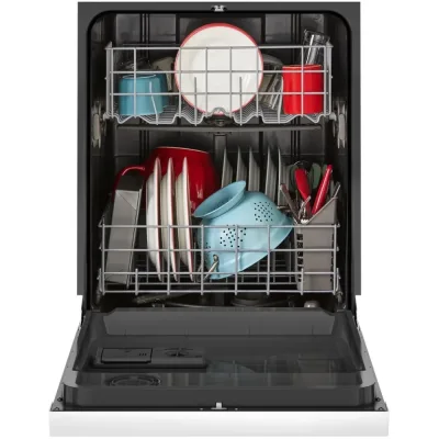 24" Full Console Dishwasher - White