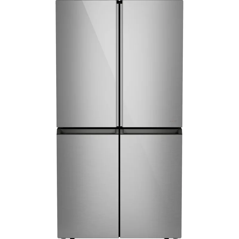 Frigorífico inteligente French Door de 4 puertas y 27,4 pies cúbicos en Platinum Glass con jarra AutoFill de doble dispensación