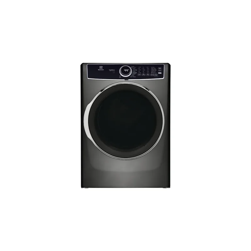 4,5 cu ft etultäytettävä titaanivärinen pesukone ja 8,0 cu ft Perfect Steam™ -titaanivärinen kuivausrumpu