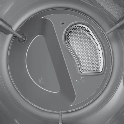 7,5 CuFt smart gasdryretumbler i børstet sort med Sensor Dry