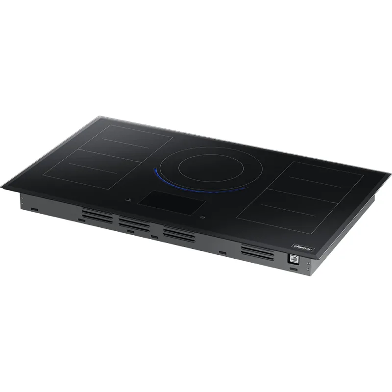 36" slimme 9-pits inductiekookplaat in zwart met Flex Zone™