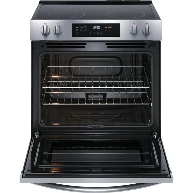 5.3 CuFt 5-Element Freestanding Electric Range in Stainless Steel with Even Baking Technology