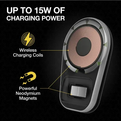 Scosche MagicMount Pro Charge5 instrumentbräda/ventilationsgaller