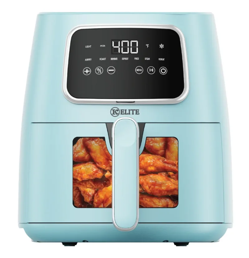 Fritadeira de ar Kitchen Elite 5,5 Quart Blue