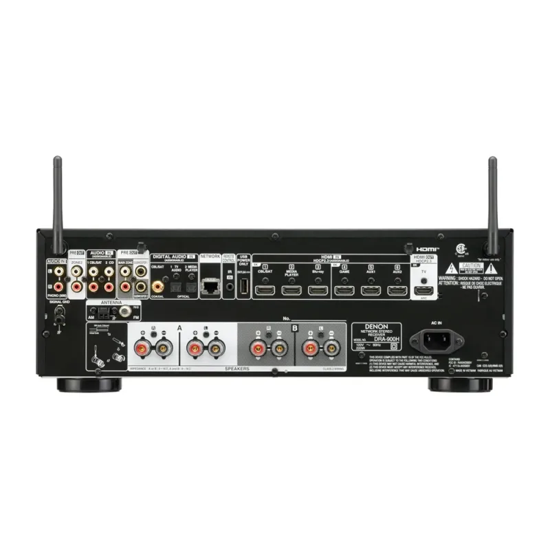 2.2 Channel 100W 8K AV Receiver with HEOS® Built-in - Black