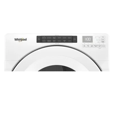 7.4 CuFt Stackable White Gas Dryer