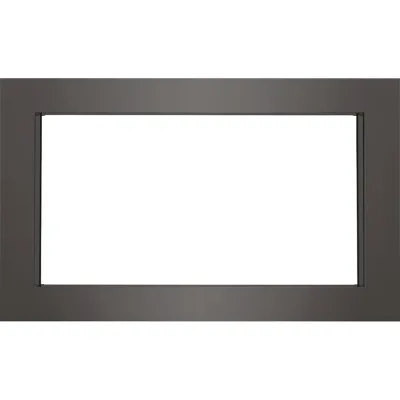 Kit cornice per microonde Gallery in acciaio inox scuro 30''