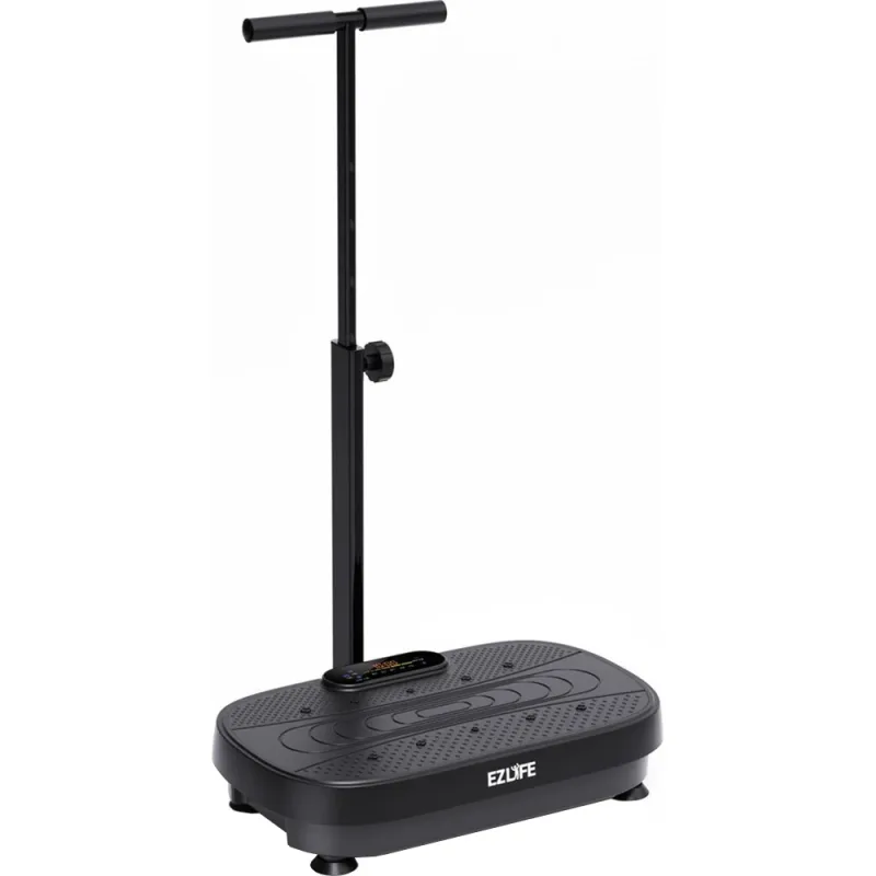 Plataforma vibratoria con asa vertical en forma de T