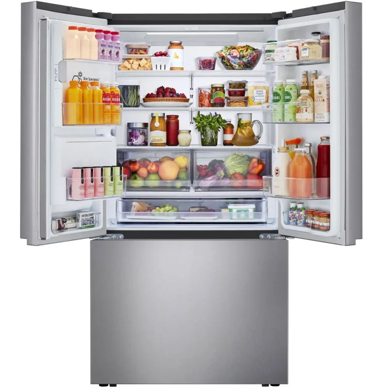 26 CuFt Counter Depth MAX 3-Door French Door Refrigerator in Stainless Steel