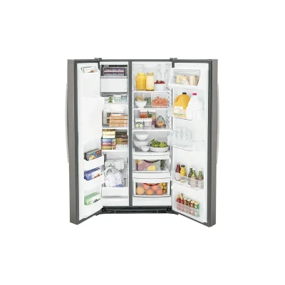 Frigorífico Side-By-Side de 25,3 Cu Ft com Dispensador Externo - Slate Resistente a Impressões Digitais