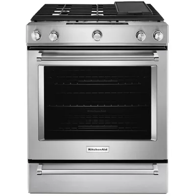 30" 6,5 Cu. Ft Slide-In Gasherd