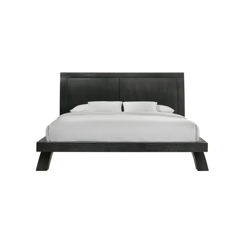 Allan Black Queen Platform Bed