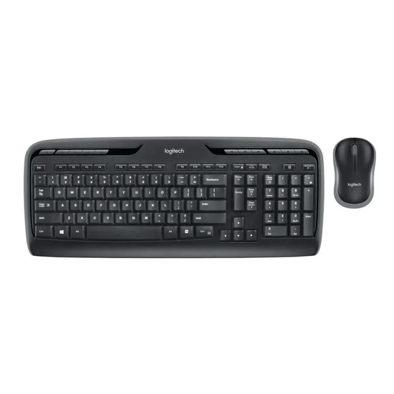 MK320 Wireless Keyboard And Mouse - Black