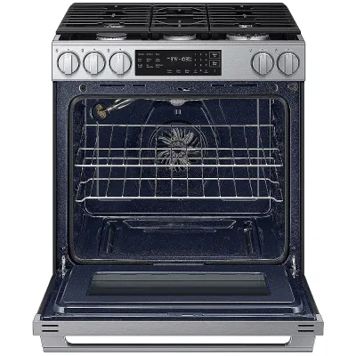 Bespoke 6 Cu. Ft. 30" Wide Smart Slide-In Gas Range