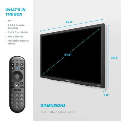 Telewizor zewnętrzny Xumo 55″ 4K UHD do częściowo nasłonecznionych miejsc