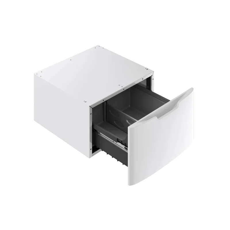 Pedestal para máquina de lavar com gaveta de arrumação