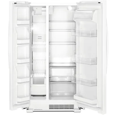 Frigorífico side-by-side de 21,7 pies cúbicos en blanco