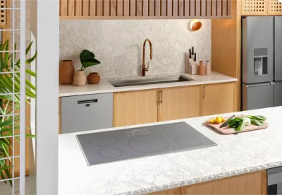 Kompor Induksi Pintar 5 Elemen 36" dengan Baja Stainless dan Elemen Tersinkronisasi