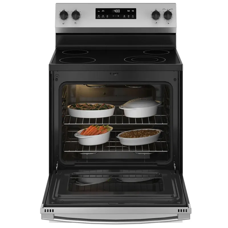 30" 5.3 Cu. Ft. Freestanding 4 Element Range with Power Boil - Stainless Steel