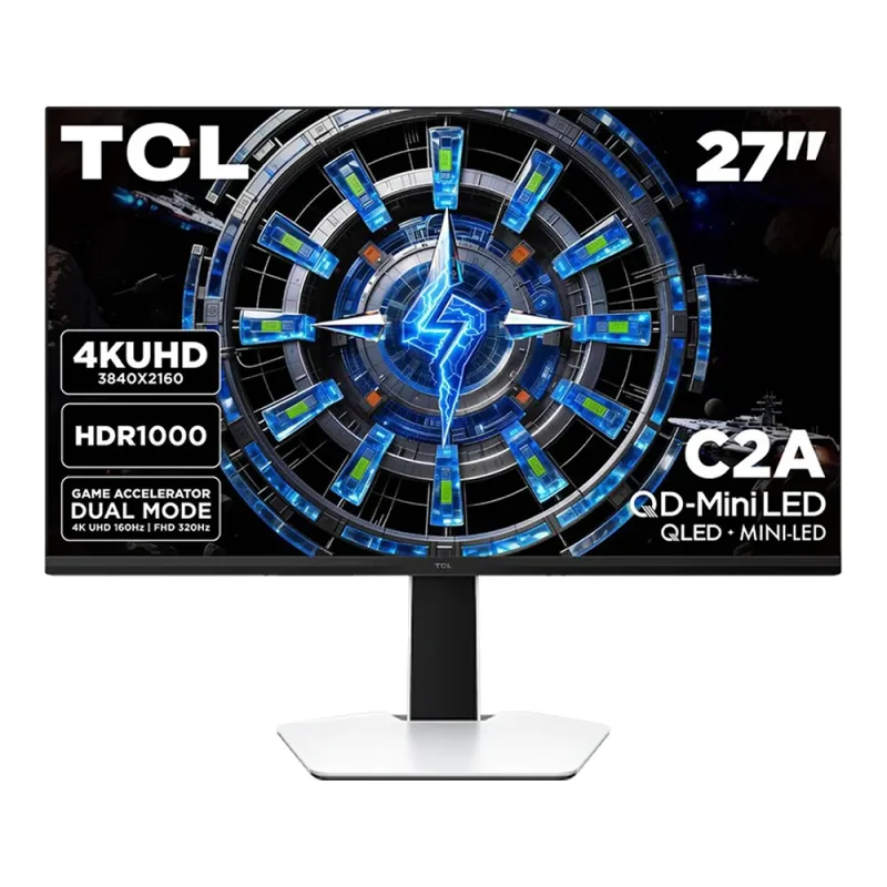 Monitor gaming 27" Serie C2A 4K QD-Mini LED 320Hz 1.200 nits de brillo máximo 0,3ms MPRT-Plus