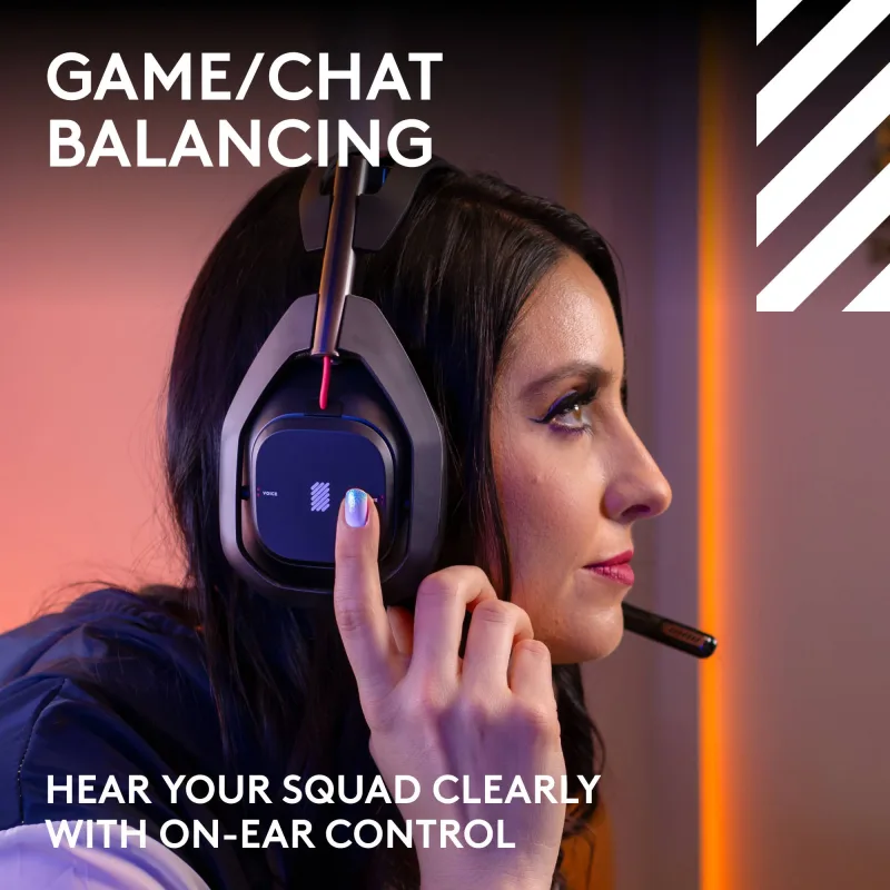 Logitech G A50 LIGHTSPEED trådløst gaming-headset + basestasjon