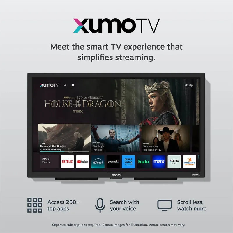 Telewizor zewnętrzny Xumo 55″ 4K UHD do częściowo nasłonecznionych miejsc