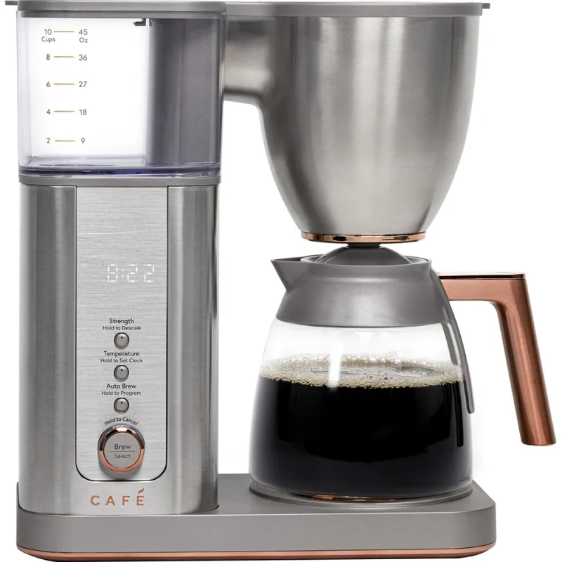 Máquina de Café de Filtro Especial com Jarro de Vidro - Aço Inoxidável