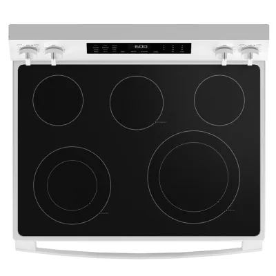 Cucina elettrica a convezione freestanding da 5,3 CuFt in bianco