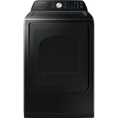 Asciugatrice elettrica smart Sanitize da 7,4 piedi cubi in nero spazzolato con Sensor Dry
