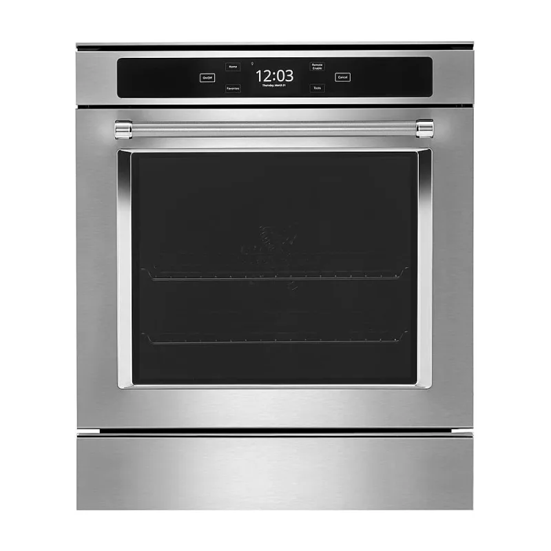 24-inch Smart Single Wall Oven with True Convection - Stainless Steel