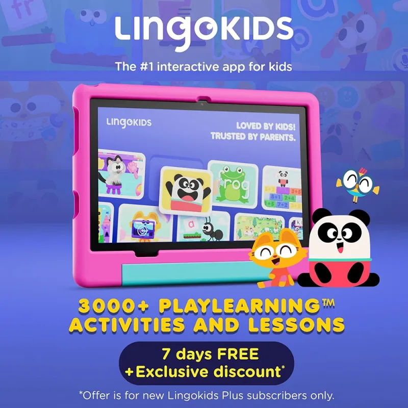 10" Kinder-Tablet 64GB HD – Pink