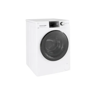 Lavatrice a carica frontale da 24 pollici ad alta efficienza da 2,4 Cu-Ft in bianco