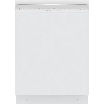 300 시리즈 46 dBA 스마트 전면 컨트롤 화이트 식기세척기 (PrecisionWash 탑재)