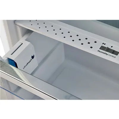 11 CuFt Classic Retro Top Freezer Refrigerator in Marshmallow White