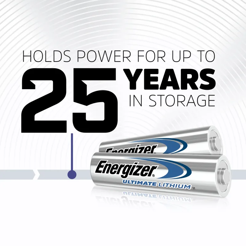 Energizer Ultimate Lithium 単3電池（4本パック）、1.5V リチウム単3電池
