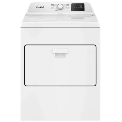 7,0 CuFt hvid elektrisk tørretumbler med Adaptive Dry