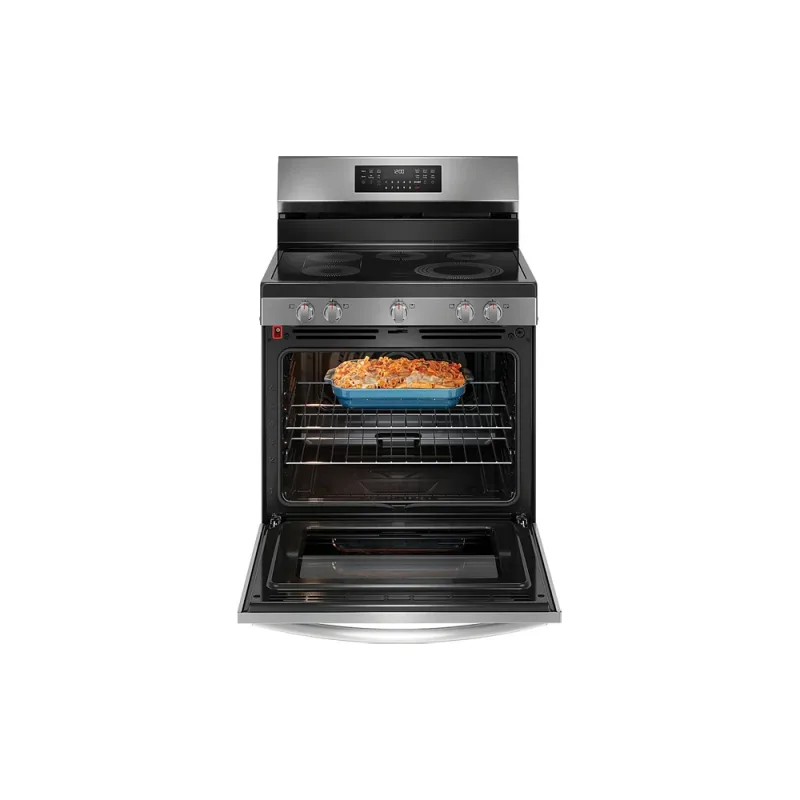 30-inch Electric Range with No Preheat + Air Fry - Stainless Steel