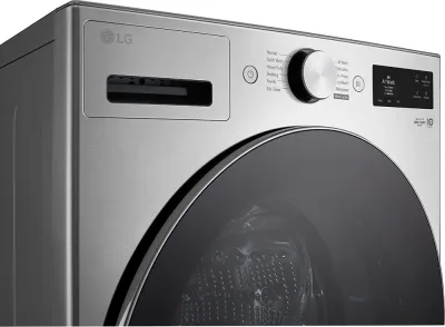 5.0 CuFt スマートドラム式洗濯機 グラファイトスチール AI DD® 搭載インテリジェンス機能