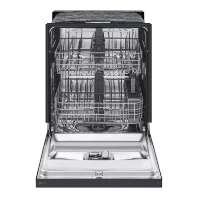 24" Wide Front Control Dishwasher - Black