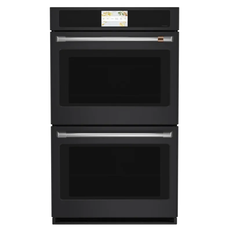 30-inch Smart Self Cleaning True European Convection Double Wall Oven - Matte Black