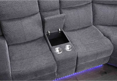 Seccional reclinable manual Bradley