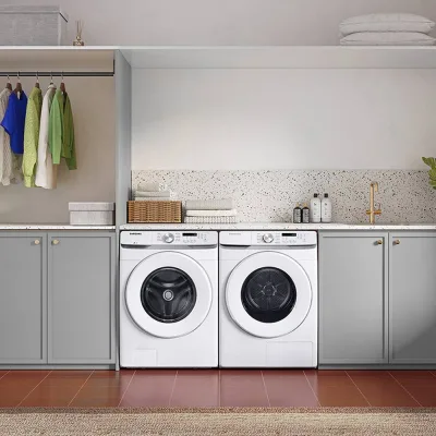 7,5 CuFt Smart Ventless Weißer Elektro-Trockner mit Sensor Dry