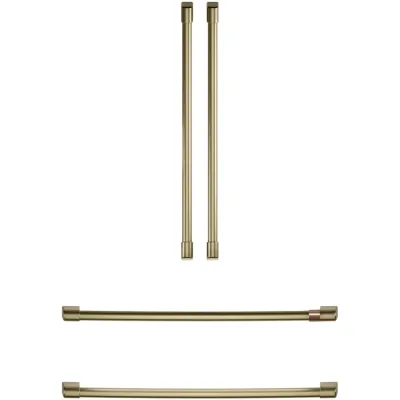 Kit maniglie per refrigerazione - ottone spazzolato