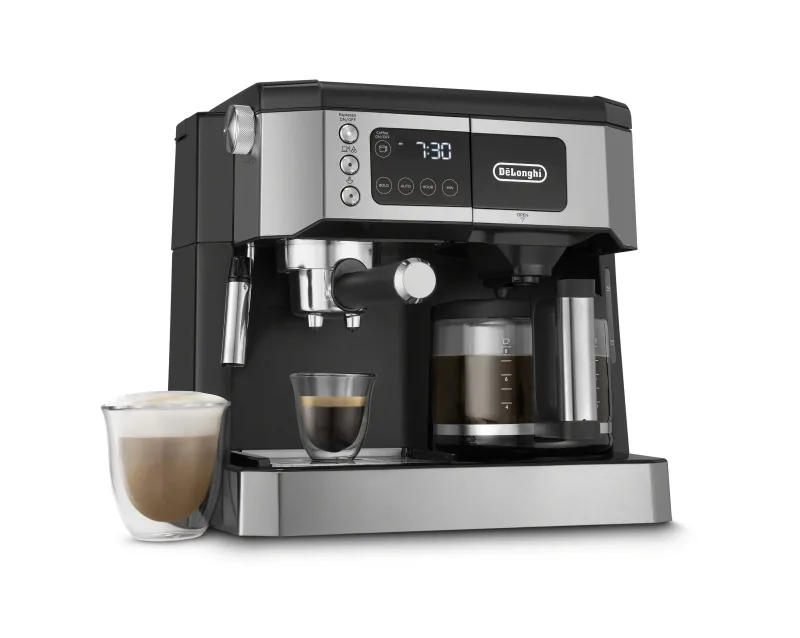 Allt-i-ett-kaffe- och espressomaskin, cappuccino, lattemaskin