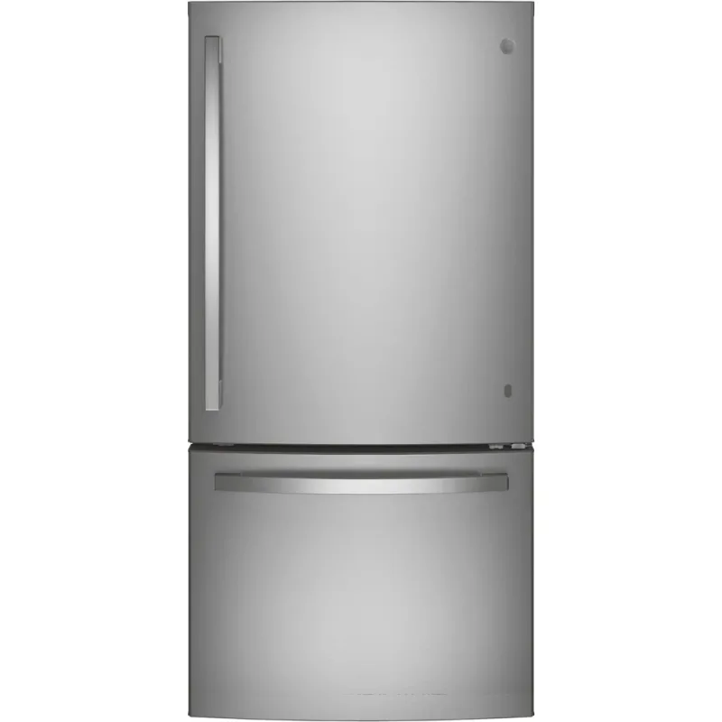 24,8 cu ft bunnfryser kjøleskap – rustfritt stål