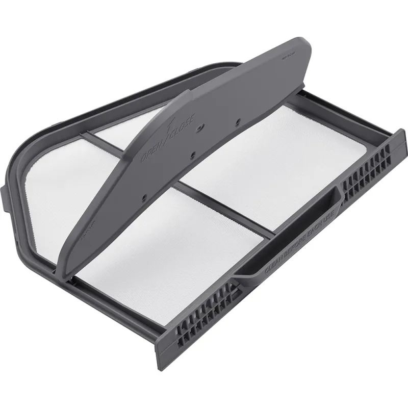Asciugatrice elettrica smart Sanitize da 7,4 piedi cubi in nero spazzolato con Sensor Dry
