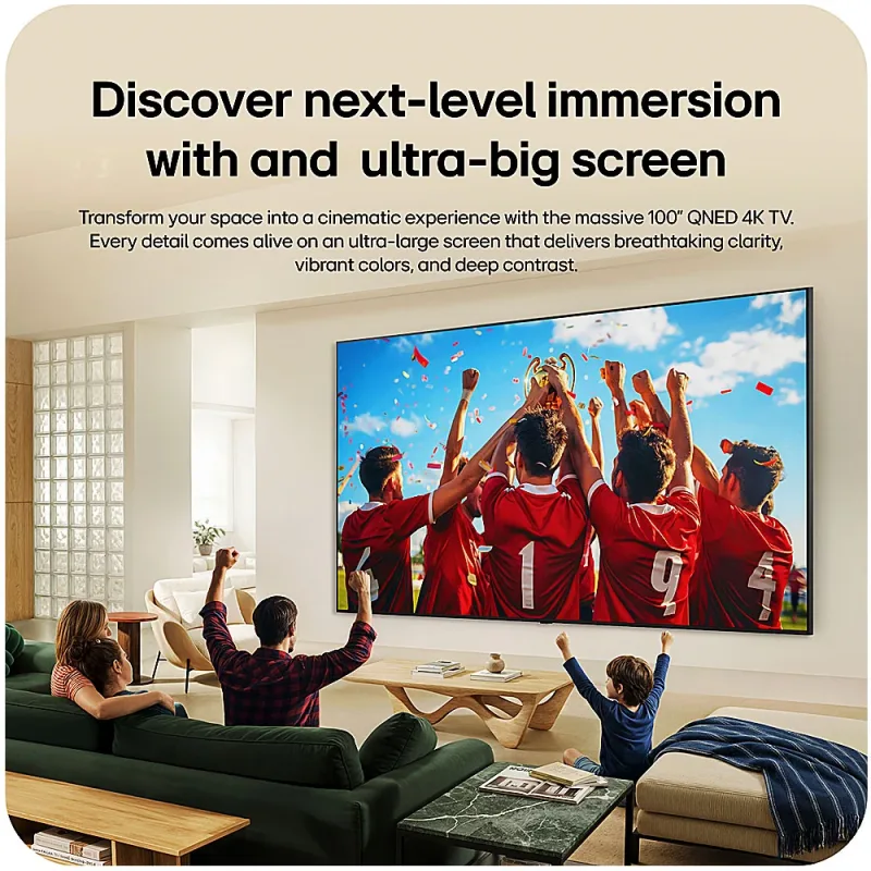 Televisor Smart 4K QNED evo AI QNED84B Mini LED 75" Classe