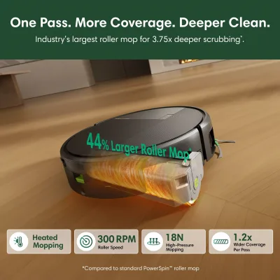 iRobot Roomba Max 875 robotstøvsuger og moppe-kombination + Auto Wash Dock